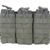 asgbox.pl - Potrójna ładownica Open I na magazynki AK/M4/G36 - ranger green
