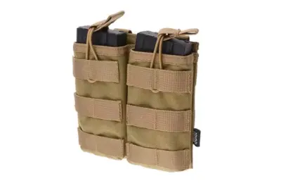 asgbox.pl - Podwójna ładownica Open I na magazynki AK/M4/G36 - tan