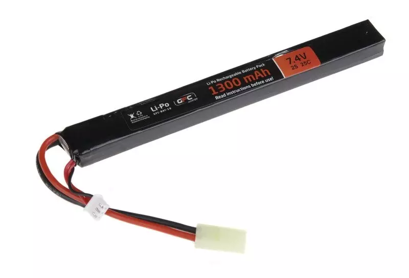 Akumulator LiPo 7,4V 1300mAh 25/50C GFE-06-003344-00 asgbox.pl asgbox.pl - Akumulator LiPo 7