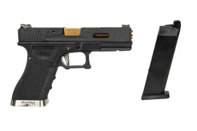 asgbox.pl - Replika pistoletu G Force G17 T1 -Czarny/ Złoty