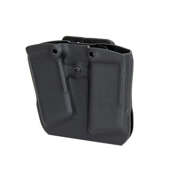asgbox.pl - Ładownica Kydex na 2 magazynki Glock - czarna