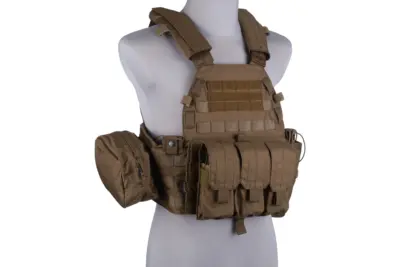 asgbox.pl - Kamizelka Taktyczna typu 94K Plate Carrier M4 - Coyote Brown