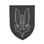 asgbox.pl - Naszywka 3D - Who Dares Wins - czarna