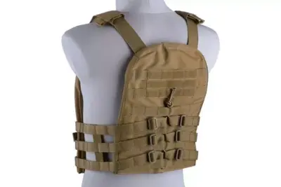 asgbox.pl - Kamizelka typu plate carrier z odpinanym panelem - tan