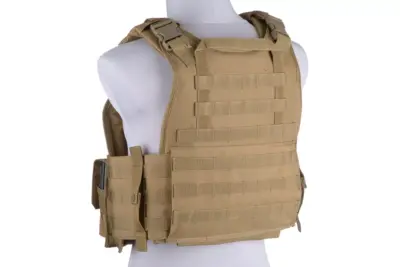 asgbox.pl - Kamizelka taktyczna typu Plate Carrier - tan