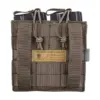 asgbox.pl - Podwójna ładownica Open Top na magazynki M4/M16 + pistoletowe - foliage green