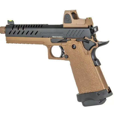 asgbox.pl - Replika pistoletu Vorsk hi-capa 5.1 BDS - czarna/tan