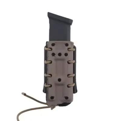 asgbox.pl - Ładownica SMC na magazynek pistoletowy (wersja z dodatkowym wypełnieniem) (QD na pas) - dark earth