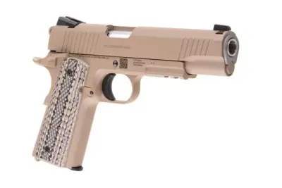 Replika pistoletu Colt M45A1 CO2 6mm GBB - tan - obrazek 3