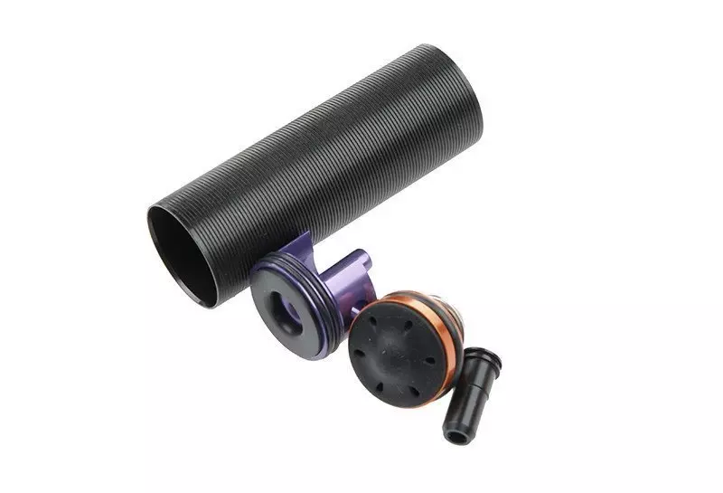 Wzmocniony zestaw cylindra z aluminiową, amortyzowaną głowicą tłoka do AK47 LON-08-013768-00 asgbox.pl asgbox.pl - Wzmocniony zestaw cylindra z aluminiową