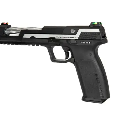 Alternative view of Replika pistoletu Piranha SL - srebrny