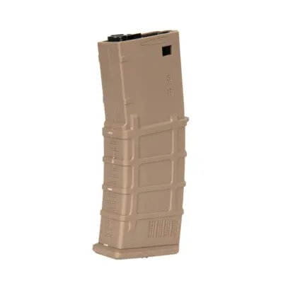 asgbox.pl - Polimerowy magazynek hi-cap 300 kulek do replik M4/M16 - tan