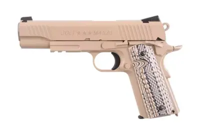 Replika pistoletu Colt M45A1 CO2 6mm GBB - tan - obrazek 4