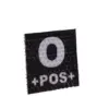 asgbox.pl - Naszywka IR z grupą krwi: 0 POS