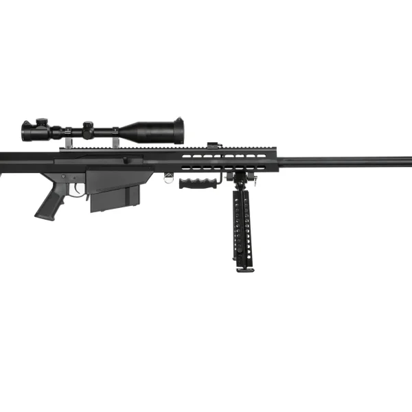 asgbox.pl - Replika karabinu wyborowego Barrett® M107 z dwójnogiem i lunetą