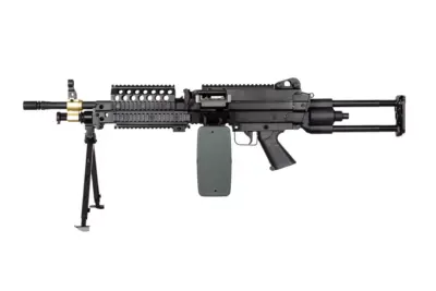 asgbox.pl - Replika karabinu maszynowego M249 SPW - czarna