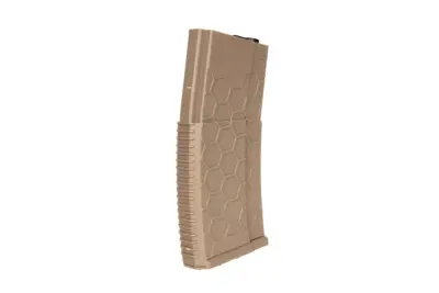 asgbox.pl - Polimerowy magazynek hi-cap HX 300 kulek do replik M4/M16 - tan