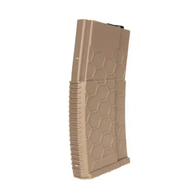 asgbox.pl - Polimerowy magazynek hi-cap HX 300 kulek do replik M4/M16 - tan