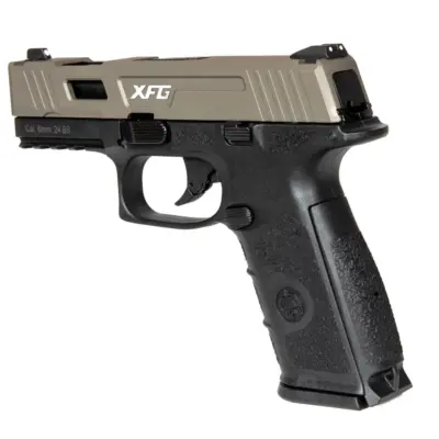 asgbox.pl - Replika pistoletu BLE-XFG - czarny / tan