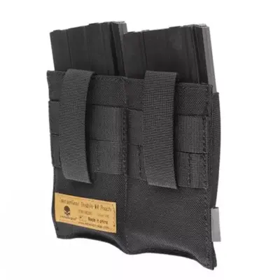 asgbox.pl - Podwójna ładownica typu Speed na magazynki typu M4/M16 - czarna