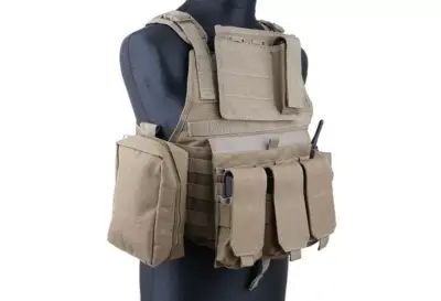asgbox.pl - Kamizelka typu Plate Carrier - coyote