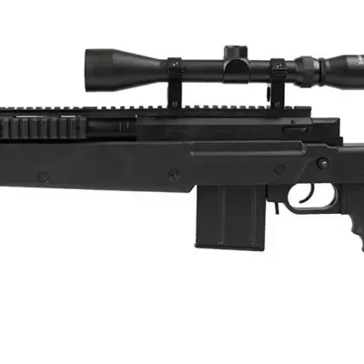 asgbox.pl - Replika karabinu snajperskiego MB4406D - z lunetą i dwójnogiem