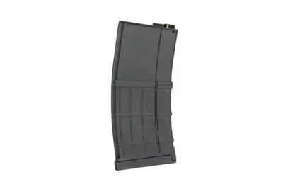 asgbox.pl - Polimerowy magazynek mid-cap LT 130 kulek do replik M4/M16 - czarny