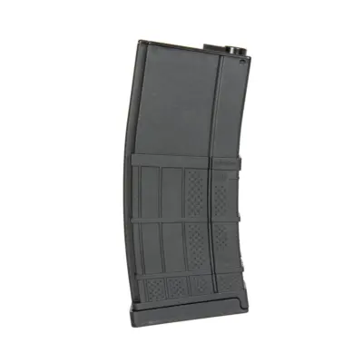asgbox.pl - Polimerowy magazynek mid-cap LT 130 kulek do replik M4/M16 - czarny