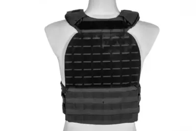 Kamizelka taktyczna typu plate carrier molle/laser-cut - czarna - obrazek 2