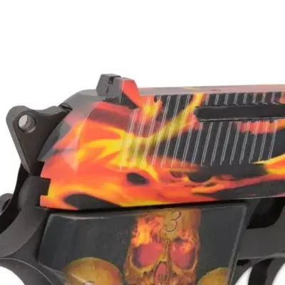 asgbox.pl - Replika pistoletu automatycznego M93R AEP Fire Pattern Custom (Red Frame)