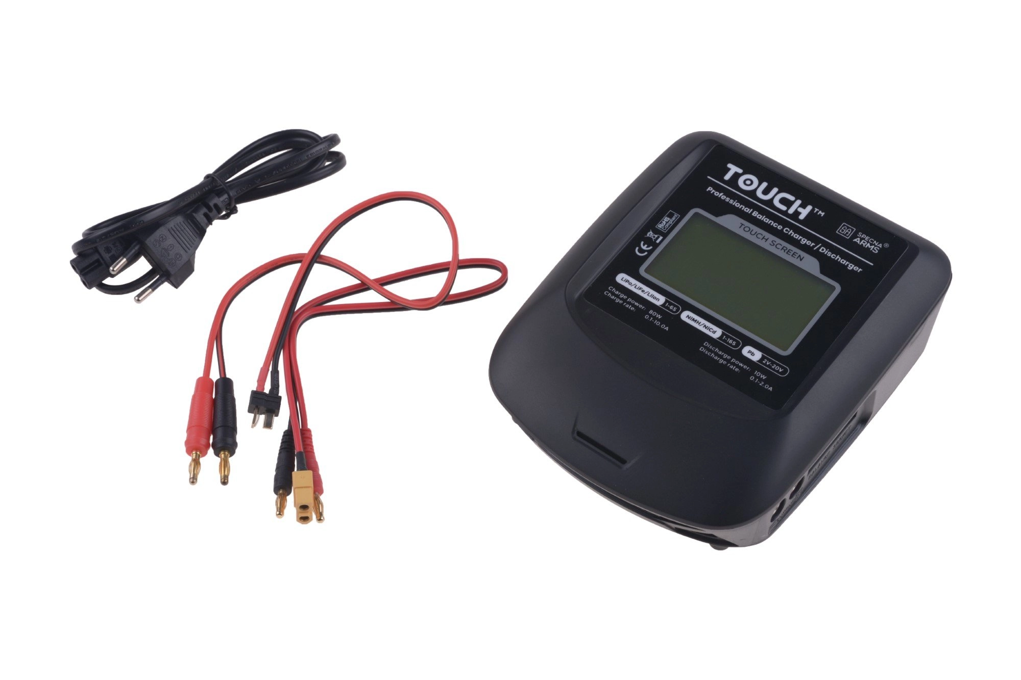 Ładowarka mikroprocesorowa Touch™ z balancerem - z zasilaczem SPE-07-023784-00 asgbox.pl asgbox.pl - Ładowarka mikroprocesorowa Touch™ z balancerem - z zasilaczem