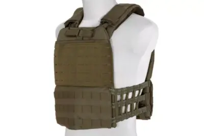 asgbox.pl - Kamizelka taktyczna typu plate carrier molle/laser-cut - oliwkowa