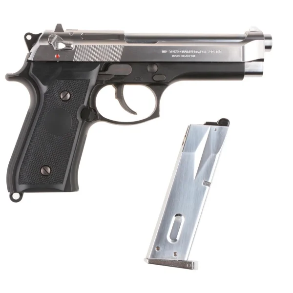 asgbox.pl - Replika pistoletu M92F Military Model (srebrny zamek)