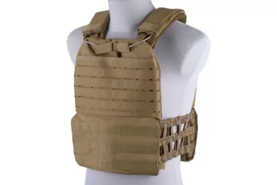asgbox.pl - Kamizelka typu plate carrier molle/laser-cut - tan