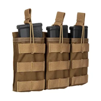 asgbox.pl - Uniwersalna potrójna ładownica na magazynki - Coyote Brown