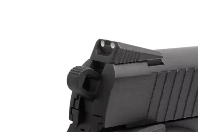 Replika pistoletu COLT 1911 Rail gun ® CO2 Black Matt 6 mm GBB - czarna - obrazek 2