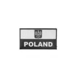 asgbox.pl - Naszywka IR - Flaga Polski - czarna