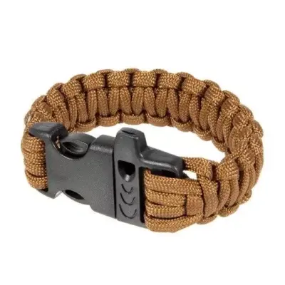 asgbox.pl - Bransoletka survivalowa (fastex) - khaki