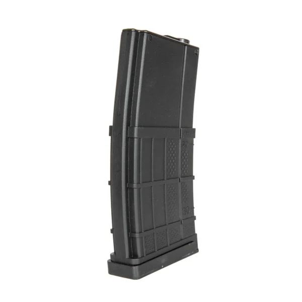 asgbox.pl - Polimerowy magazynek hi-cap LT 300 kulek do replik M4/M16 - czarny