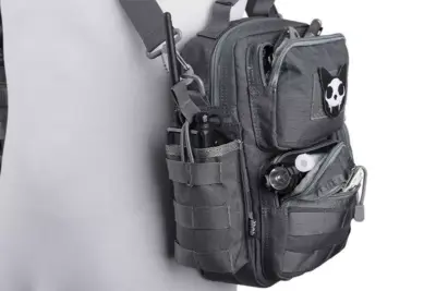 Potrójna ładownica Open I na magazynki AK/M4/G36 - ranger green - obrazek 2