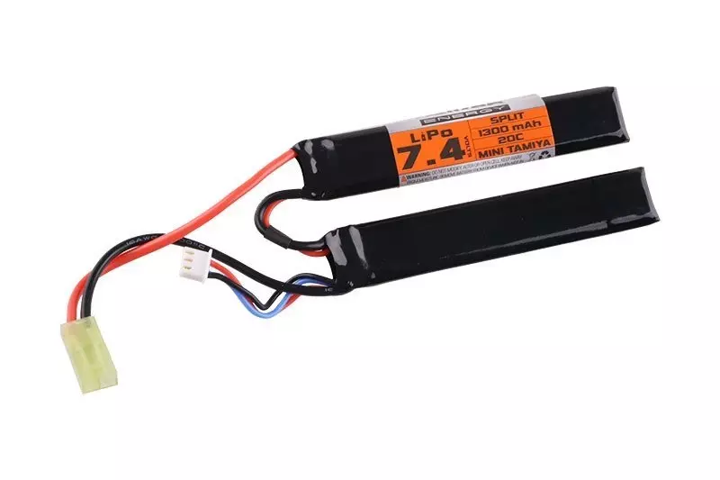 Akumulator LiPo 7,4V Valken Energy 1300mAh 20C (2-modułowy) OD-G-VLK-06-018470-00 asgbox.pl asgbox.pl - Akumulator LiPo 7