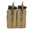 asgbox.pl - Podwójna ładownica na 4 magazynki typu M4/M16 - Coyote
