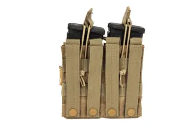 asgbox.pl - Podwójna ładownica na 4 magazynki typu M4/M16 - Coyote