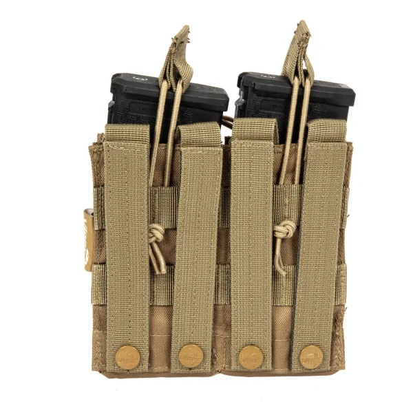asgbox.pl - Podwójna ładownica na 4 magazynki typu M4/M16 - Coyote