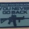 asgbox.pl - Naszywka 3D - You Never Go Back