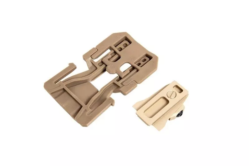 Montaż RIS do repliki na oporządzenie MOLLE - Dark Earth OD-G-FMA-19-023100-00 asgbox.pl asgbox.pl - Montaż RIS do repliki na oporządzenie MOLLE - Dark Earth