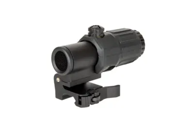 asgbox.pl - Powiększacz Magnifier 3x z osłoną Killflash - czarny