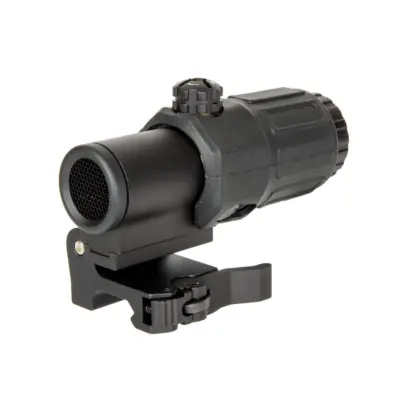 asgbox.pl - Powiększacz Magnifier 3x z osłoną Killflash - czarny