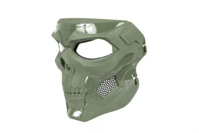 asgbox.pl - Maska Skull Messenger - olive drab
