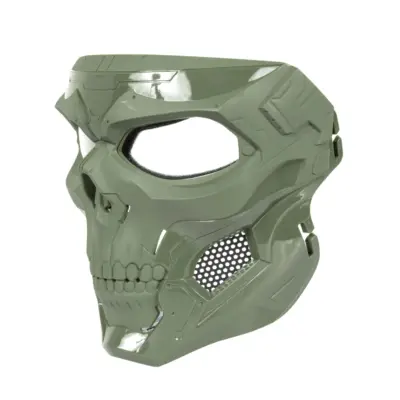 asgbox.pl - Maska Skull Messenger - olive drab